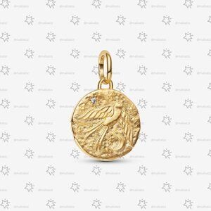 Pandora Swallow Medallion Charm